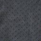 Preview: Feintüll mit goldenen Tropfen schwarz metallic